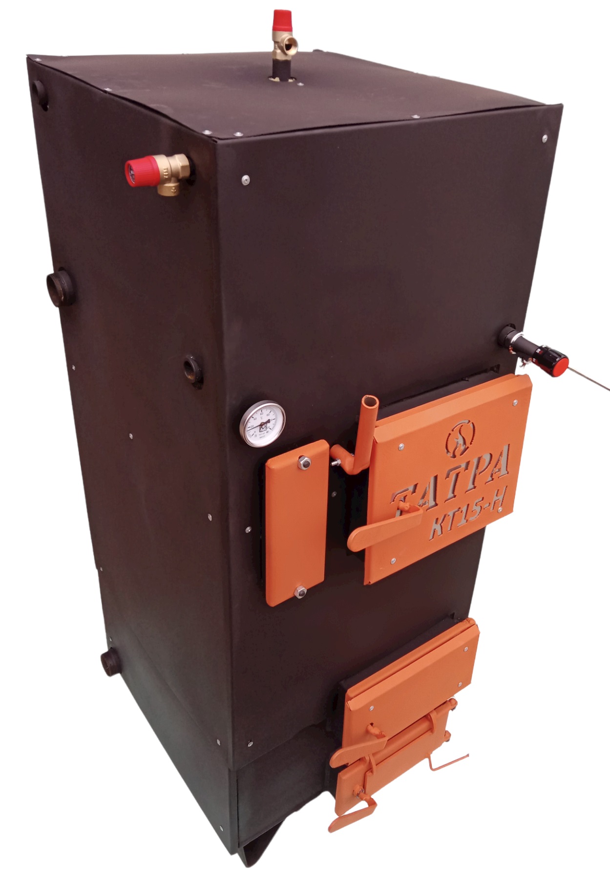 Твердотопливный котел Татра КТ15-НЛ2 левое подключение, двухконтурный